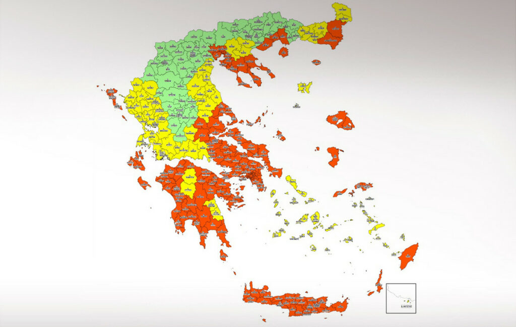 Εγκρίθηκε ο Εθνικός Χάρτης Εκτίμησης Κινδύνου Δασικών Πυρκαγιών