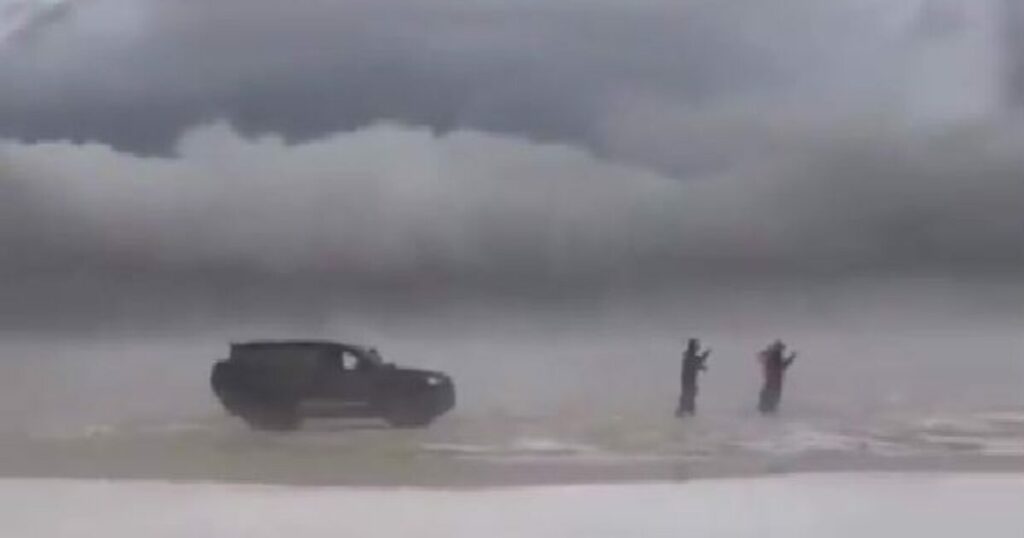 Κατάρ και Σαουδική Αραβία ντύθηκαν στα λευκά: Σπάνιο καιρικό φαινόμενο