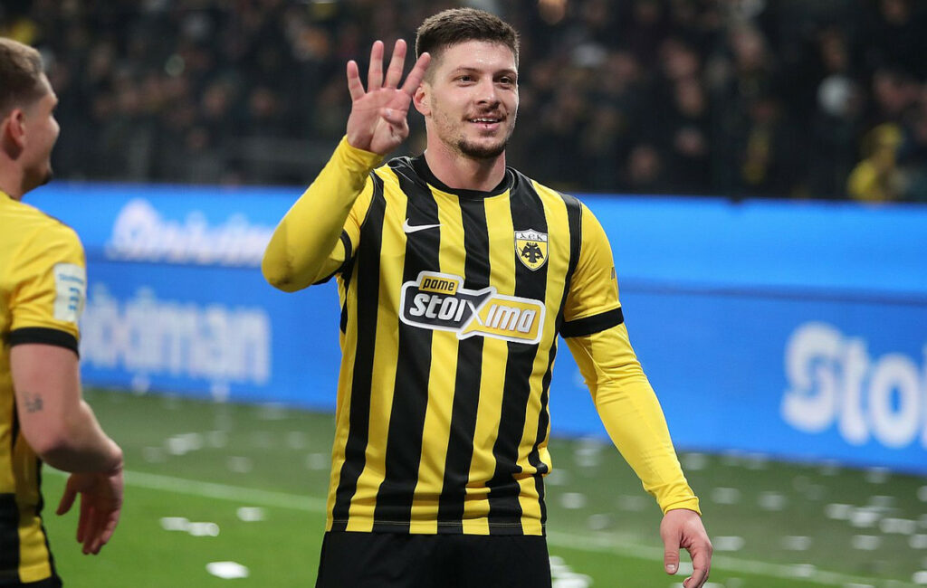 Γιόβιτς: «Είχα ευκαιρία για πέμπτο γκολ, αλλά ο τερματοφύλακας απέκρουσε»