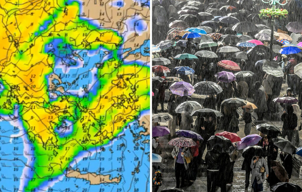 Έρχονται ισχυρές κακοκαιρίες με βροχές και χιόνια στην Ελλάδα