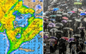 Έρχονται ισχυρές κακοκαιρίες με βροχές και χιόνια στην Ελλάδα