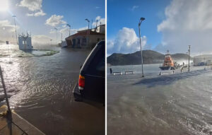 Λήμνος: Σφοδρή κακοκαιρία πλήττει το νησί, θάλασσα και στεριά ενωμένες