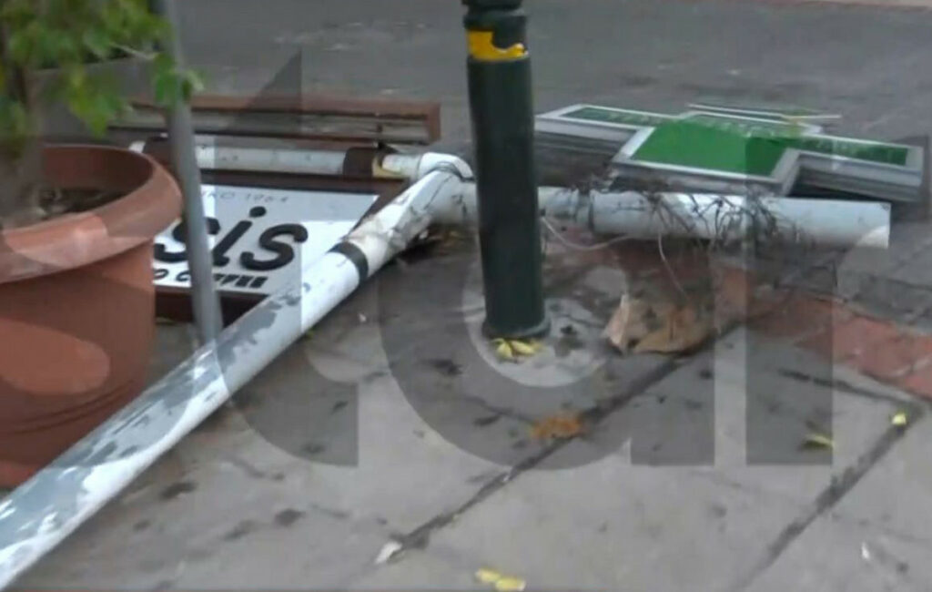 Σοβαρός τραυματισμός 15χρονης μαθήτριας από πινακίδα φαρμακείου στην Πατησίων