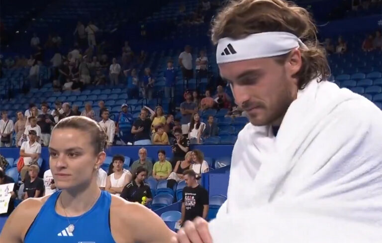 Τσιτσιπάς και Σάκκαρη μιλούν για τη νίκη τους απέναντι στην Ιαπωνία