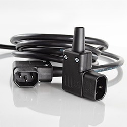 Interpower® παρουσιάζει τον IEC 60320 επανασυνδεόμενο βύσμα Sheet E σε μαύρο χρώμα