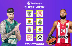 EuroLeague: Συναρπαστική «Διαβολοβδομάδα» Νο8 στο Novasports