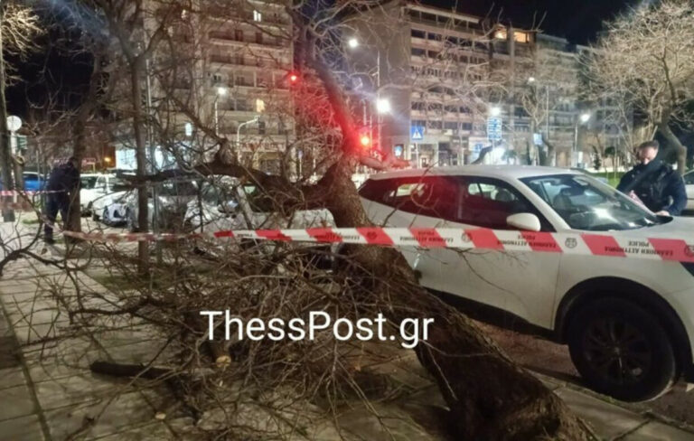 Ο Βαρδάρης πλήττει τη Θεσσαλονίκη με ανέμους έως 9 μποφόρ