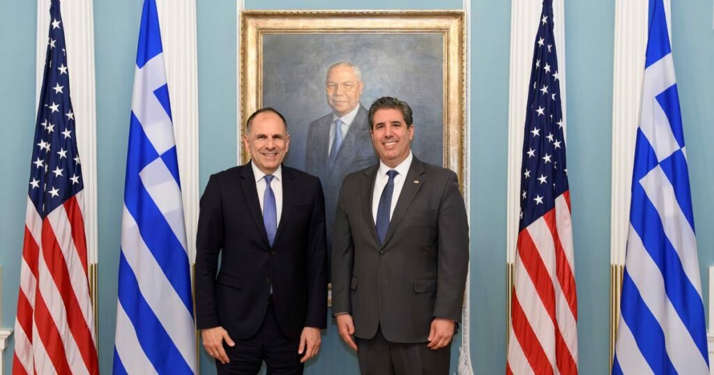 Συνάντηση Γεραπετρίτη με τον αναπληρωτή υπουργό Εξωτερικών των ΗΠΑ