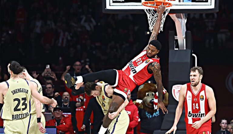 Ολυμπιακός επικράτησε της Μπαρτσελόνα με 87-75