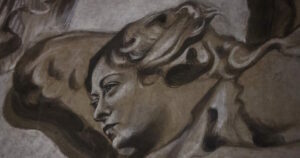 Αφαίρεση τοιχογραφίας με άγγελο που θύμιζε την Τζόρτζια Μελόνι