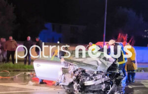 Σοβαρό τροχαίο στην οδό Πύργου – Κατακόλου με τρεις τραυματίες