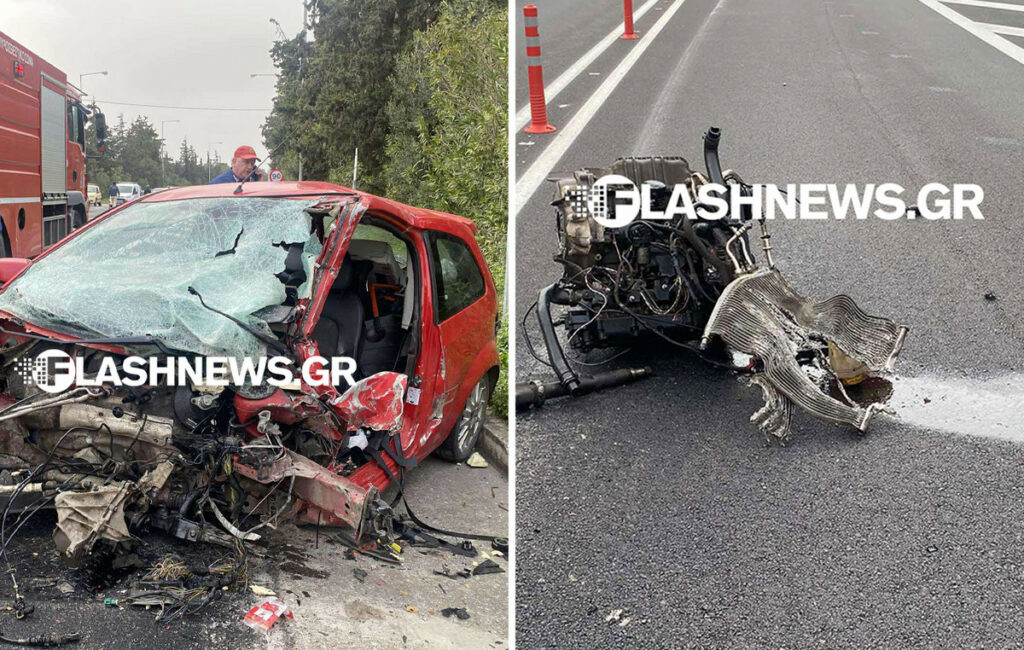 Θανατηφόρα καραμπόλα στα Χανιά: Μια γυναίκα έχασε τη ζωή της