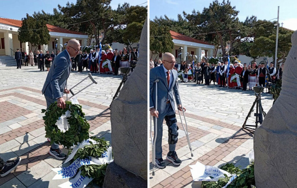 Συγκίνηση στον Άγιο Ευστράτιο: Ο δήμαρχος επιστρέφει μετά την επέμβαση