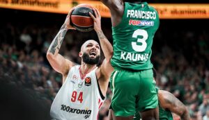 Ζαλγκίρις – Ολυμπιακός 99-94: Μάχη μέχρι τέλους στο Κάουνας