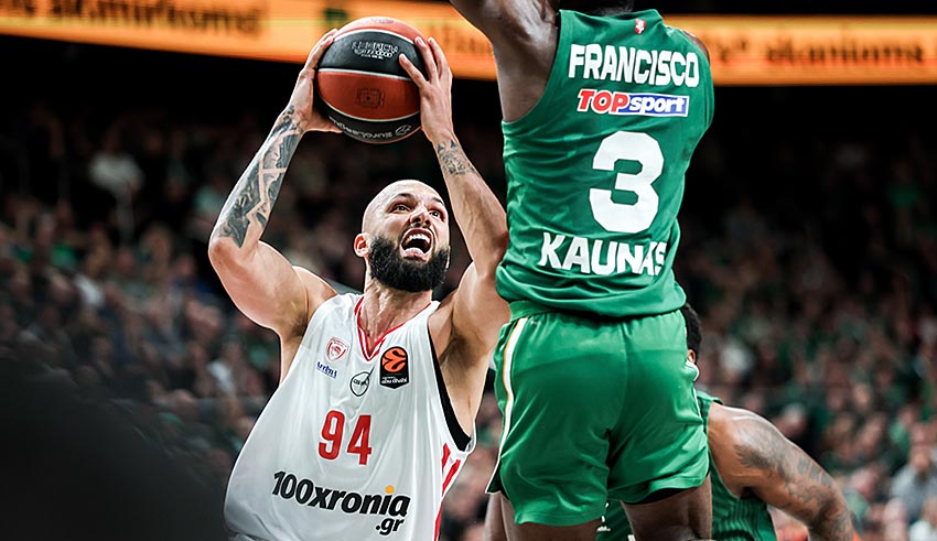 Ζαλγκίρις – Ολυμπιακός 99-94: Μάχη μέχρι τέλους στο Κάουνας