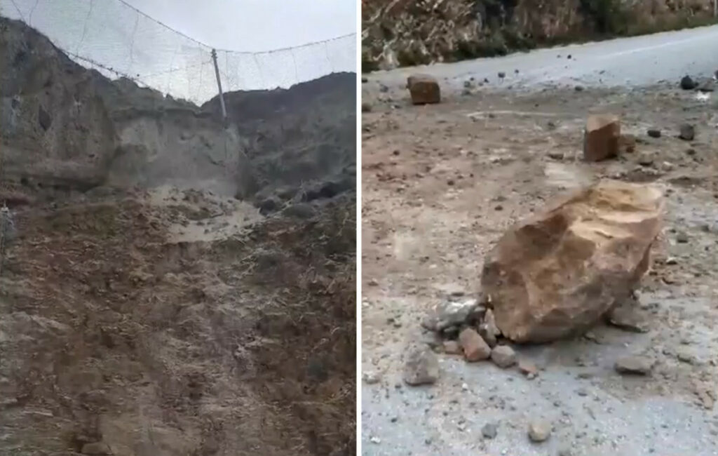 Κλειστό το λιμάνι της Σαντορίνης λόγω κατολίσθησης