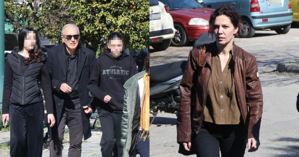 Γιάννης Νταλιάνης: Με τις κόρες του και τη Μαριλίτα Λαμπροπούλου, το τελευταίο «αντίο» στον αδελφό του