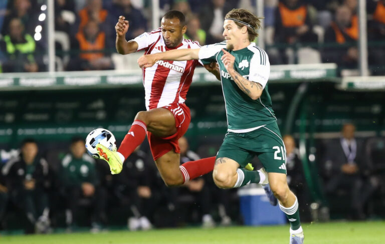 Σκορ 0-2 στο 45′: Ροντινέι δίνει προβάδισμα στον Ολυμπιακό