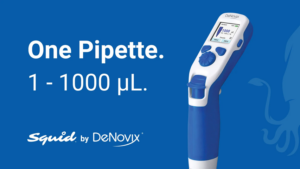 DeNovix παρουσιάζει Squid™ Full Range Pipette: Μια συσκευή για 1 – 1000 µL