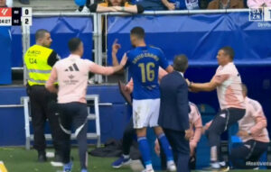 Ο Κάρμο εκνευρίστηκε με την εξέδρα στο παιχνίδι της Οβιέδο