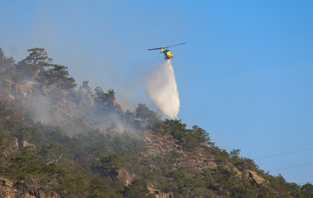 Φωτιά στην περιοχή Λέπρεο της Ζαχάρω Ηλείας