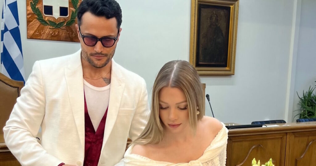 Γάμος Κωνσταντίνου Φραντζή με την αγαπημένη του πριν γίνουν γονείς