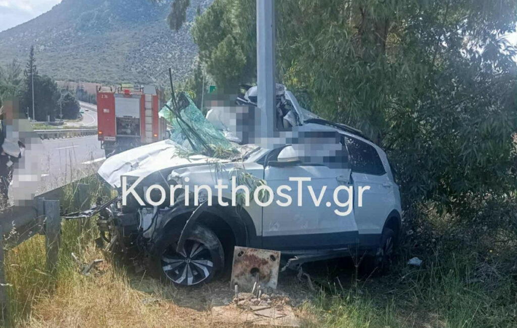 Μοιραίο τροχαίο στη Νεμέα: Νεκρή γυναίκα από πρόσκρουση σε κολόνα