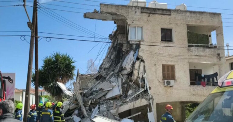 Κύπρος: Ένας νεκρός και τέσσερις τραυματίες από κατάρρευση πολυκατοικίας