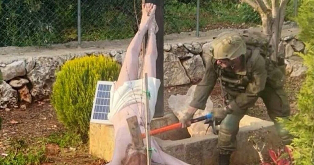 Ισραηλινός στρατιώτης που κατέστρεψε άγαλμα του Ιησού ταυτοποιήθηκε από τον IDF