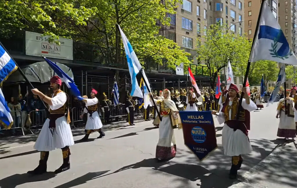 Ελληνική παρέλαση στο Μανχάταν για την 205η επέτειο της Ανεξαρτησίας