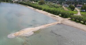 Ωρωπός: Προβληματική κατασκευή δρόμου στην προστατευόμενη λιμνοθάλασσα